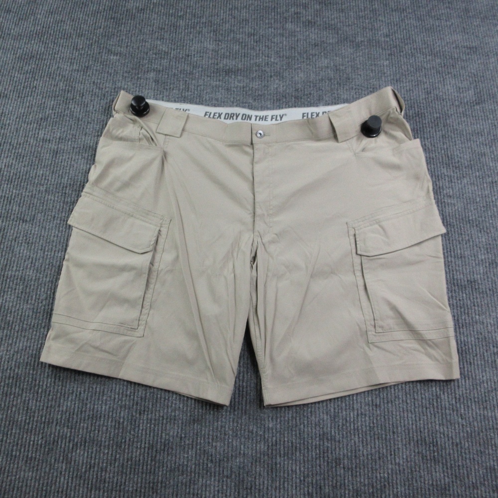 Duluth Trading Co. Shorts Mens 48 Beige Cargo Relaxed DuluthFlex 47x11* NWT